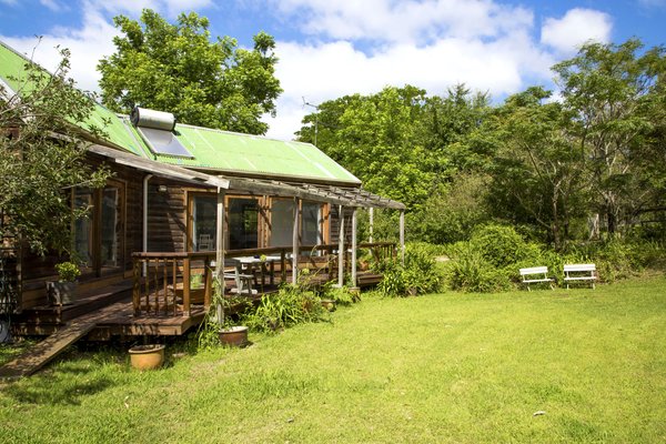 Deck and garden